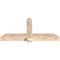 Ekena Millwork Eugene Smooth Timber Gable Bracket, Douglas Fir, 60"W x 30"H x 5 1/2"D x 5 1/2"F, 12/12 Pitch GBW060X30X0606EUG00SDF - alternate 2